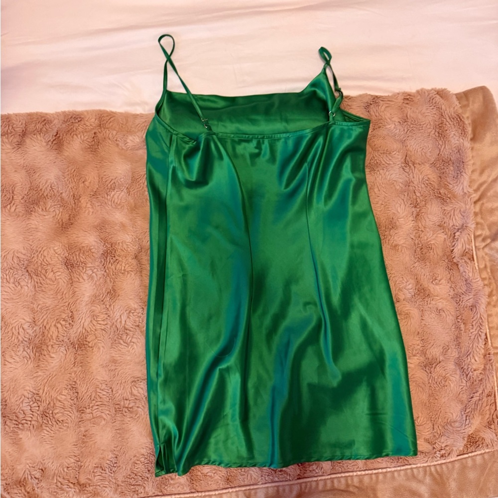 Green Mini Dress - Picture 3 of 3